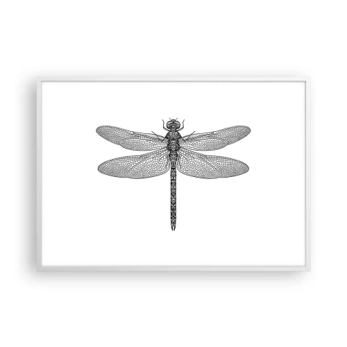 Plakat w białej ramie - Precyzja natury - 100x70 cm