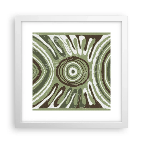 Plakat w białej ramie - Eksplozja emocji - 30x30 cm