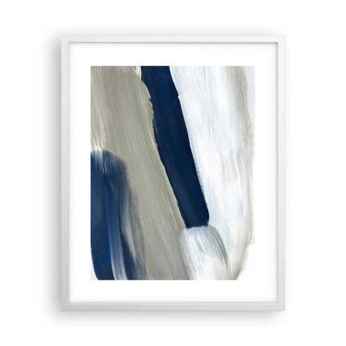 Plakat w białej ramie - Spotkanie z bielą - 40x50 cm