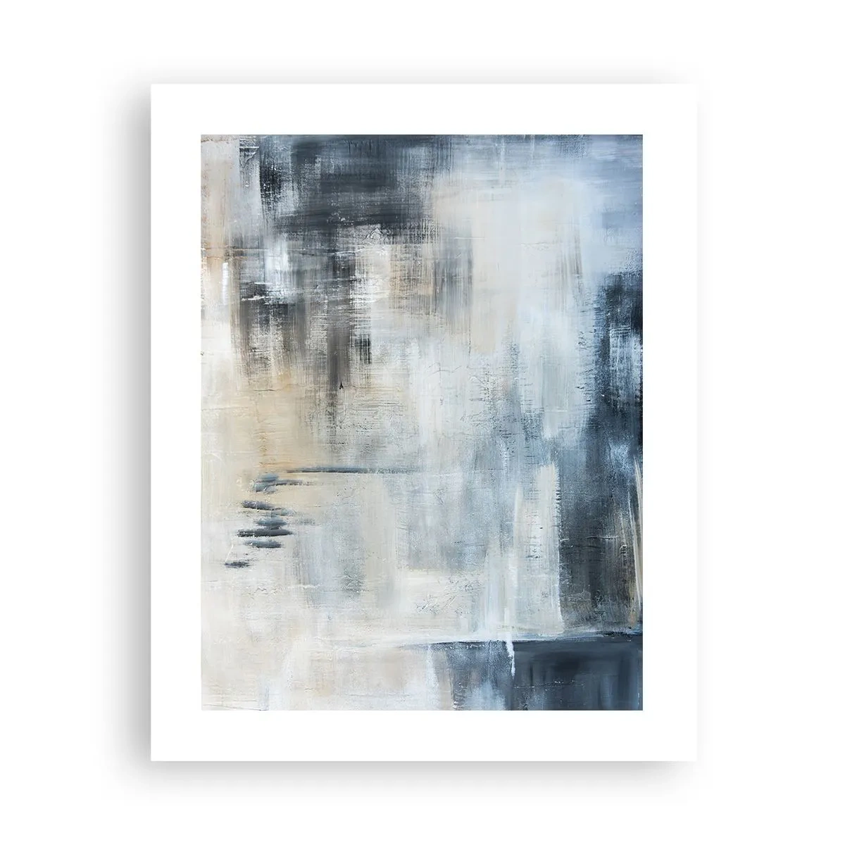 Plakat - Za zasłoną błękitu - 40x50 cm