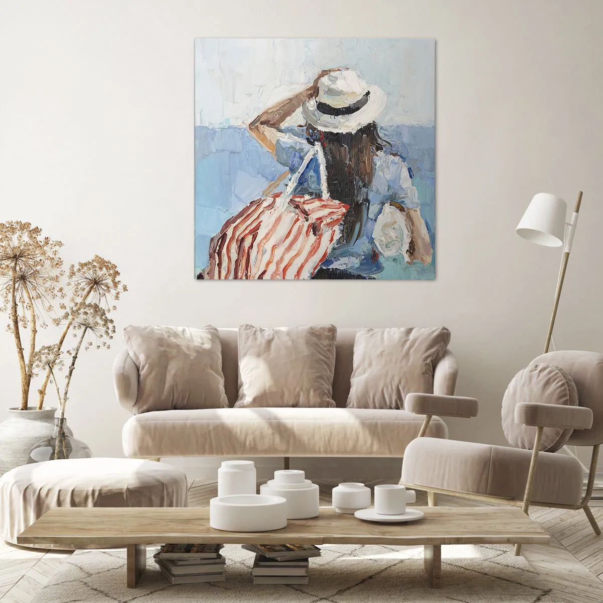 Obraz na płótnie - Witaj na wakacjach - 70x70 cm