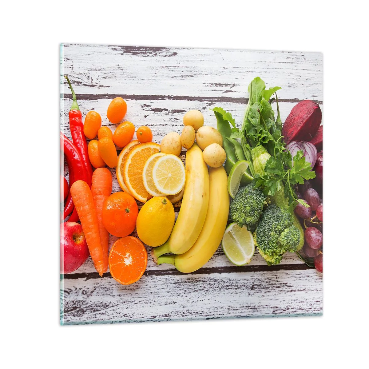 Obraz na szkle - To nie wystarczy? - 50x50 cm