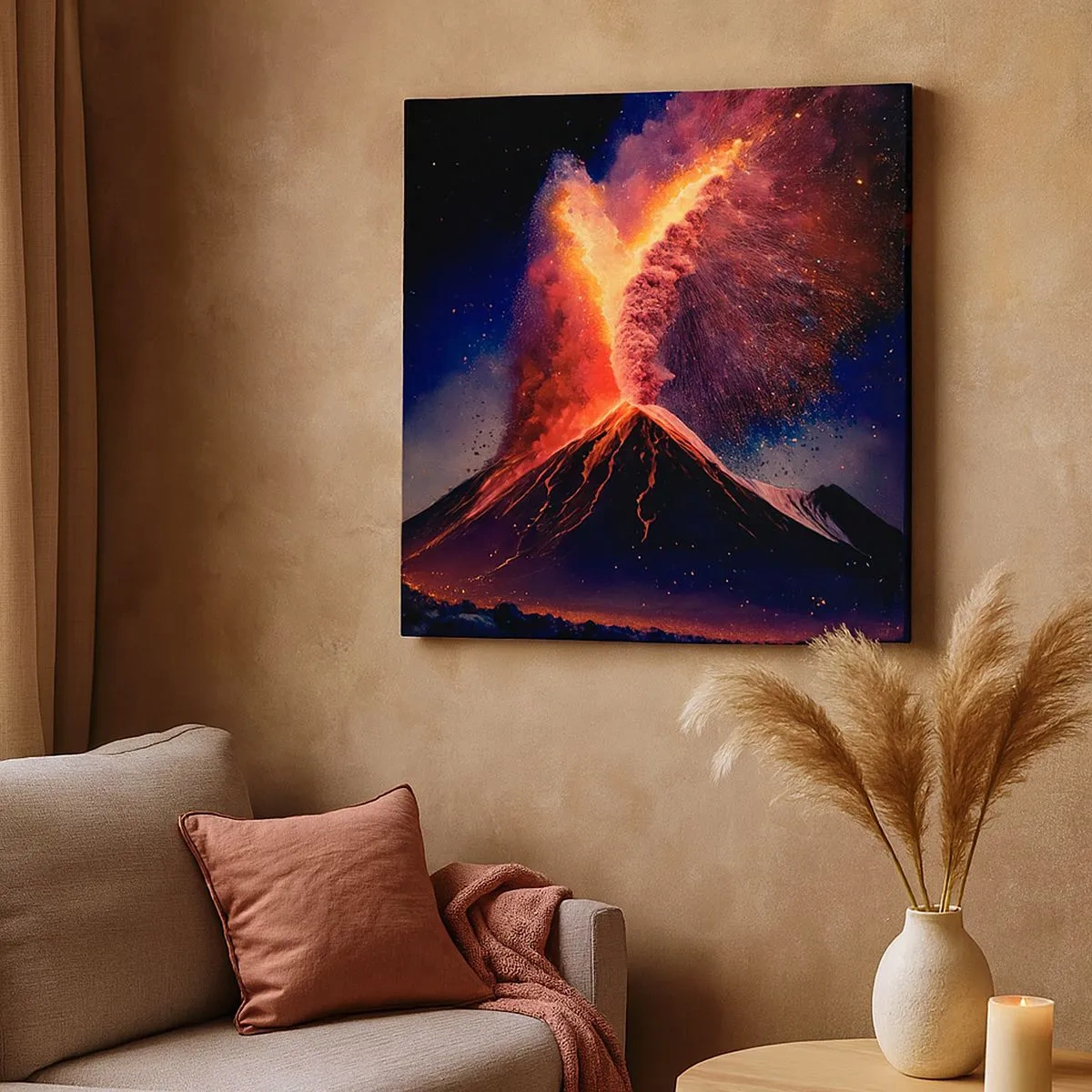 Obraz na płótnie - Piękno i groza - 30x30 cm