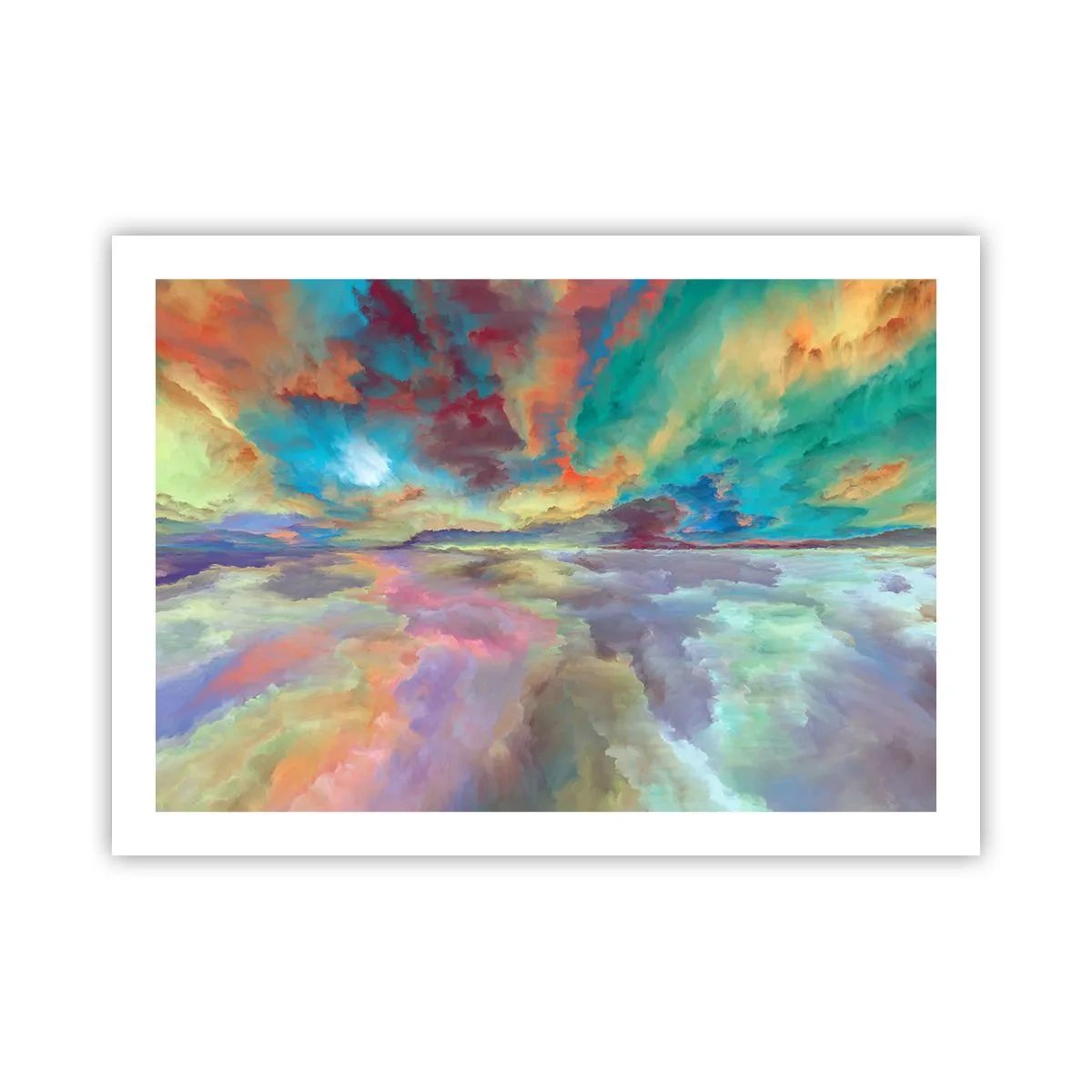 Plakat - Dwa nieba - 70x50 cm