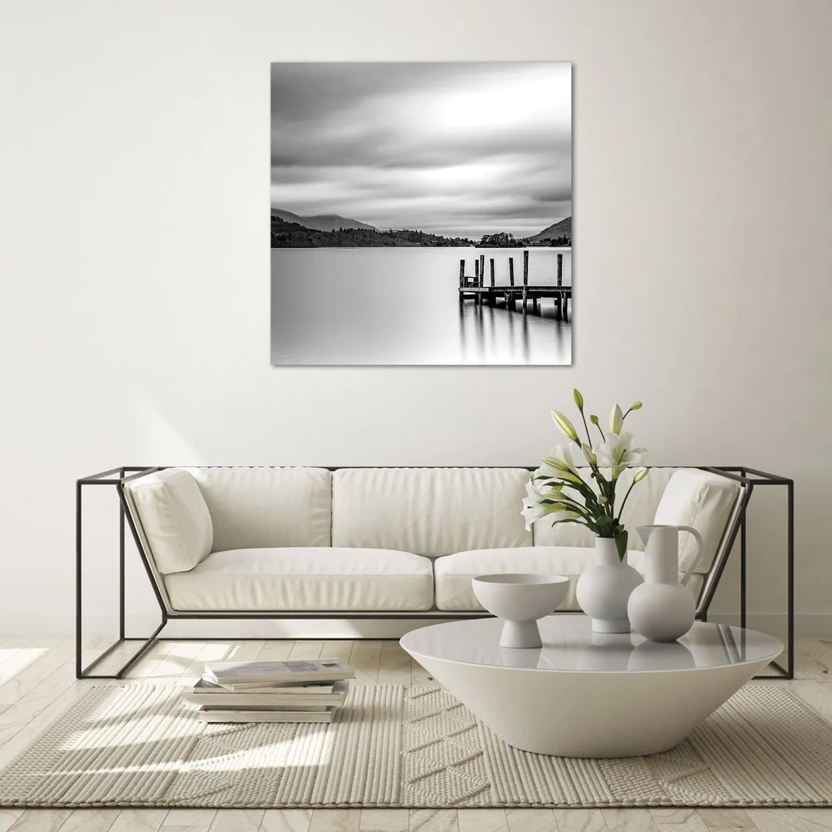 Obraz na szkle - Łagodność i siła - 70x70 cm