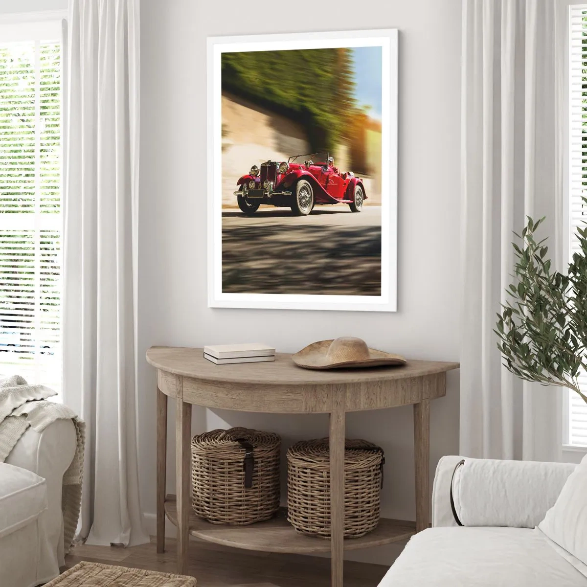 Plakat w białej ramie - Piękniejszy niż Nike z Samotraki - 61x91 cm