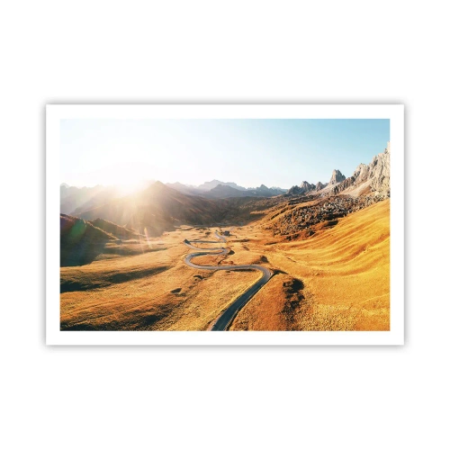 Plakat - W złotej dolinie - 91x61 cm
