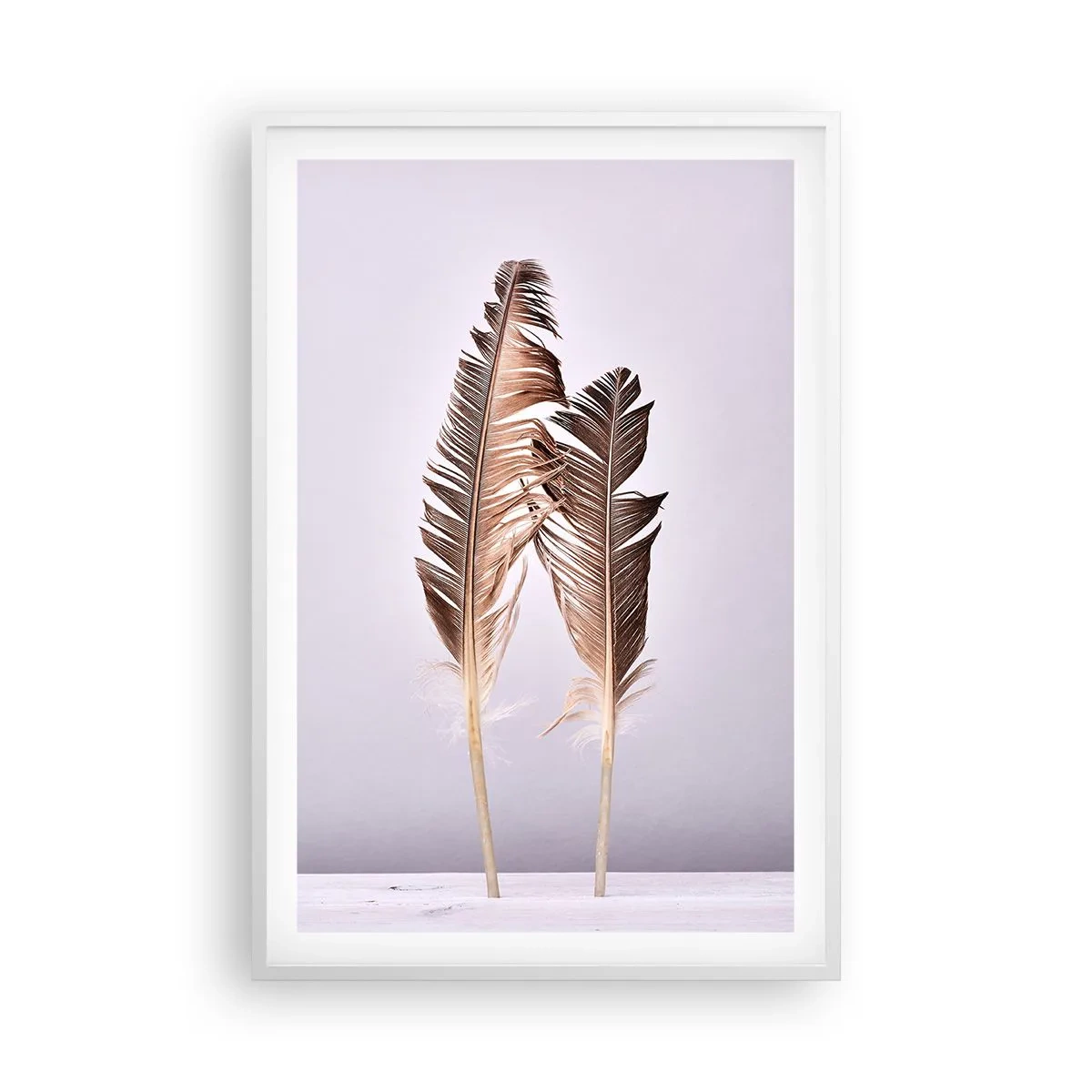 Plakat w białej ramie - Przeciw nicości - 61x91 cm