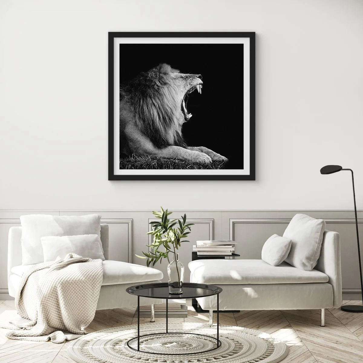 Plakat w czarnej ramie - Bez żadnych wątpliwości - 30x30 cm