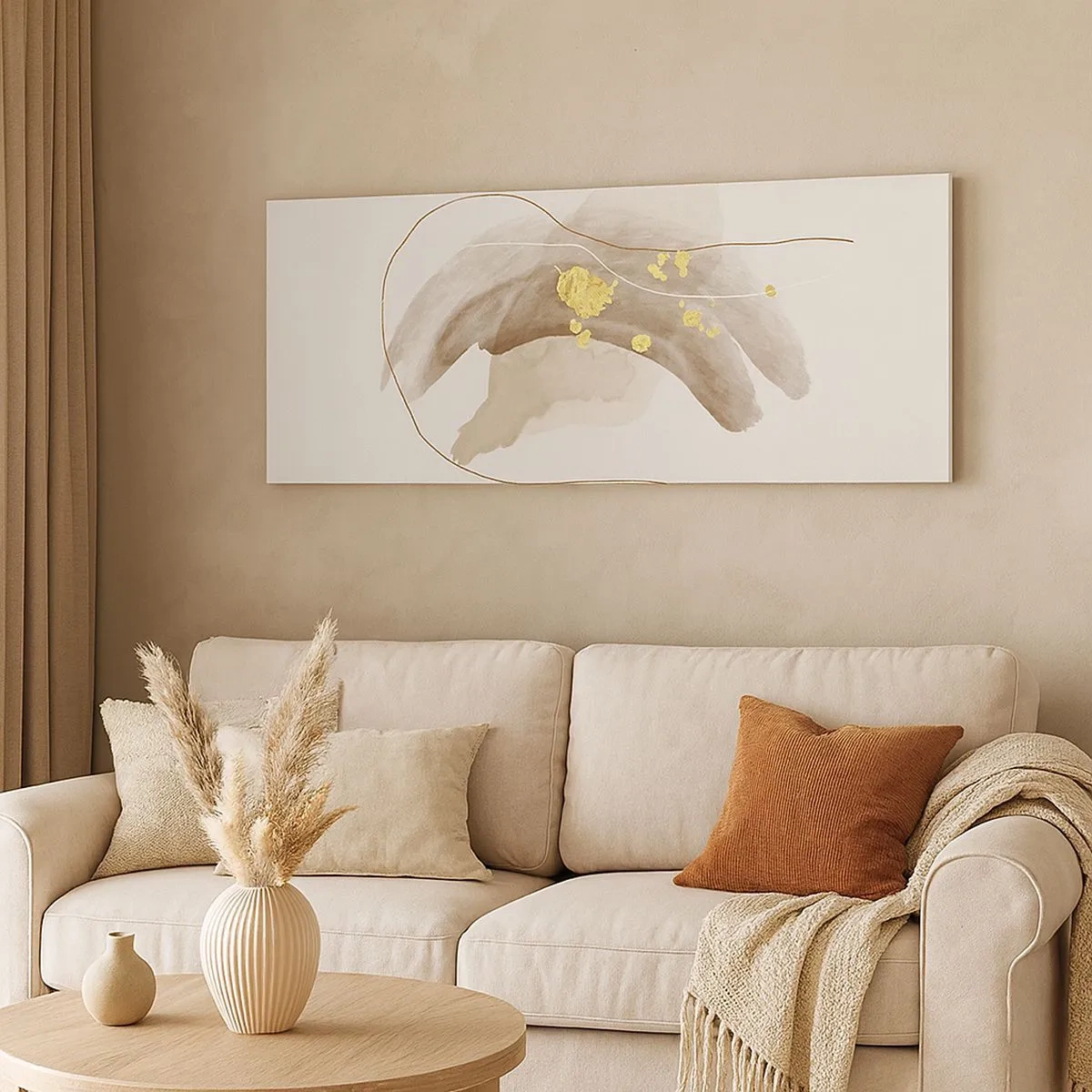 Obraz na płótnie - Napotkane w przestrzeni - 100x40 cm