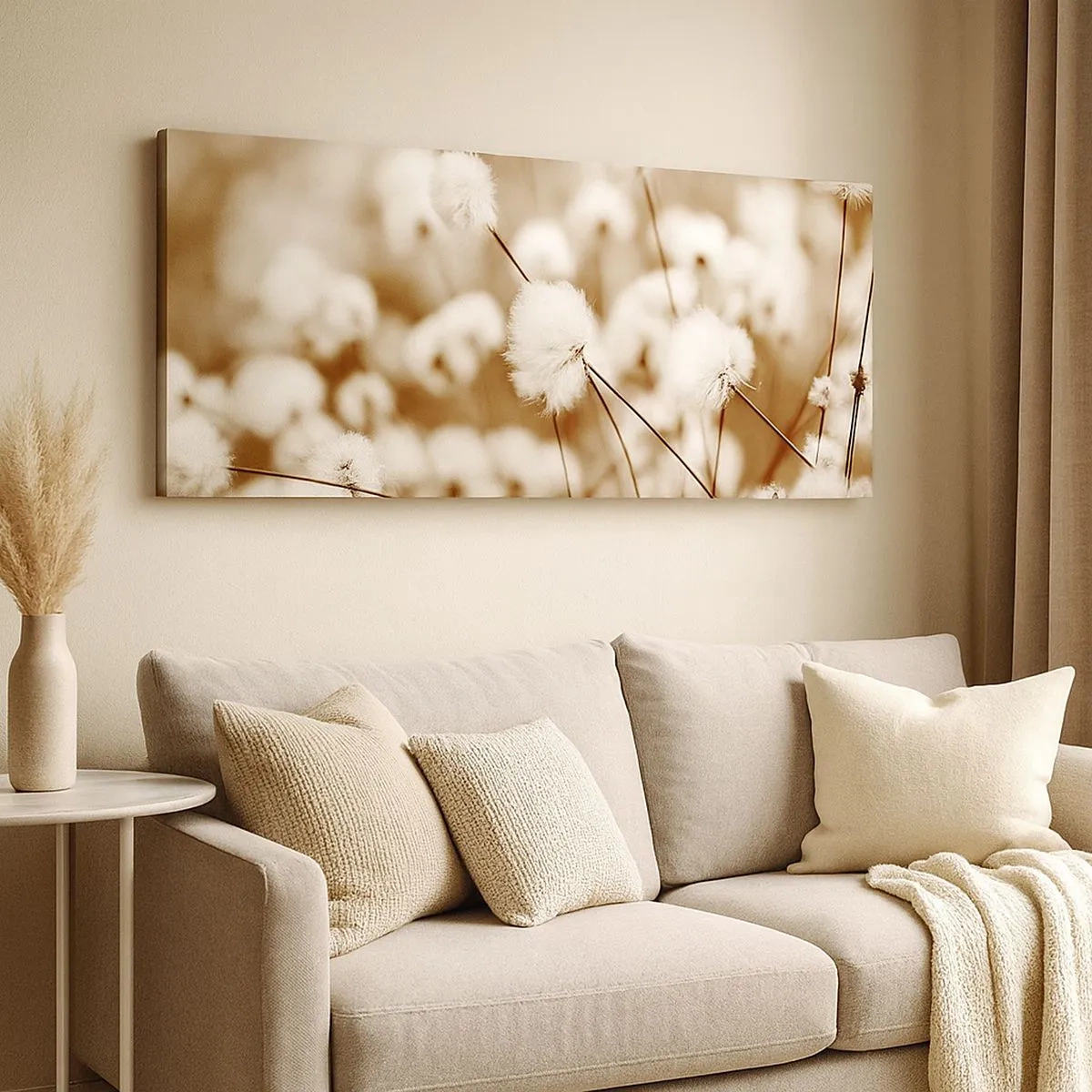 Obraz na płótnie - Puszysty łan - 100x40 cm