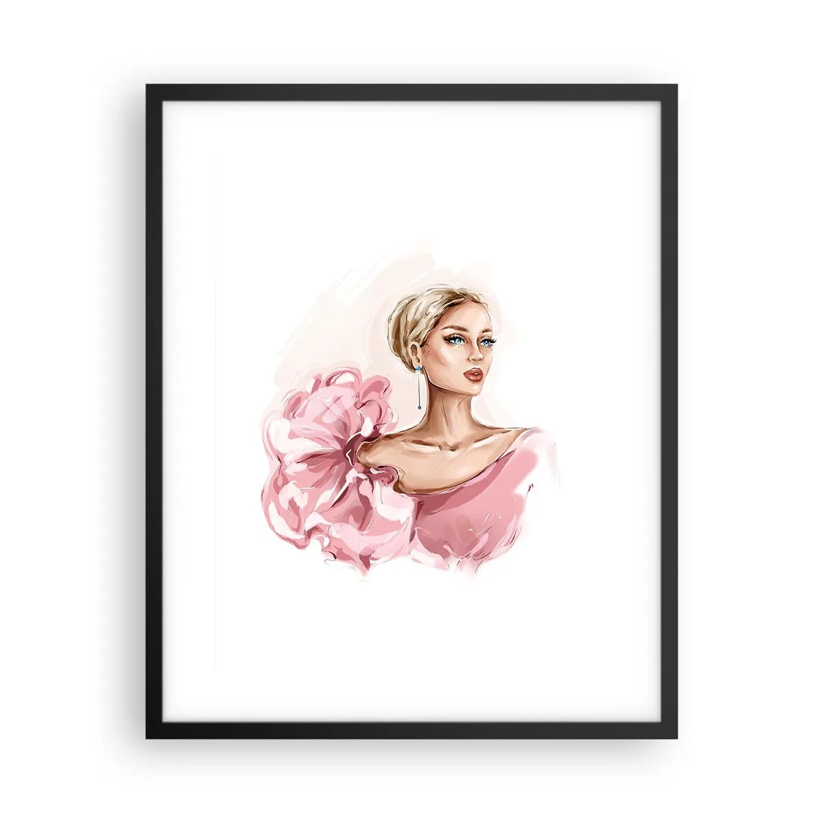 Plakat w czarnej ramie - Jak malowana… - 40x50 cm