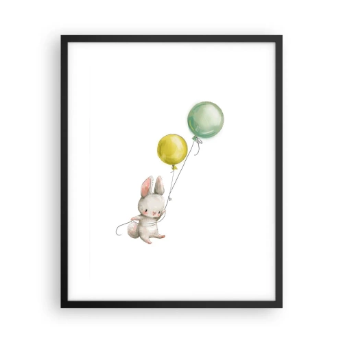 Plakat w czarnej ramie - Też polecę! - 40x50 cm