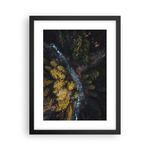 Plakat w czarnej ramie - Szybko, coraz szybciej - 30x40 cm