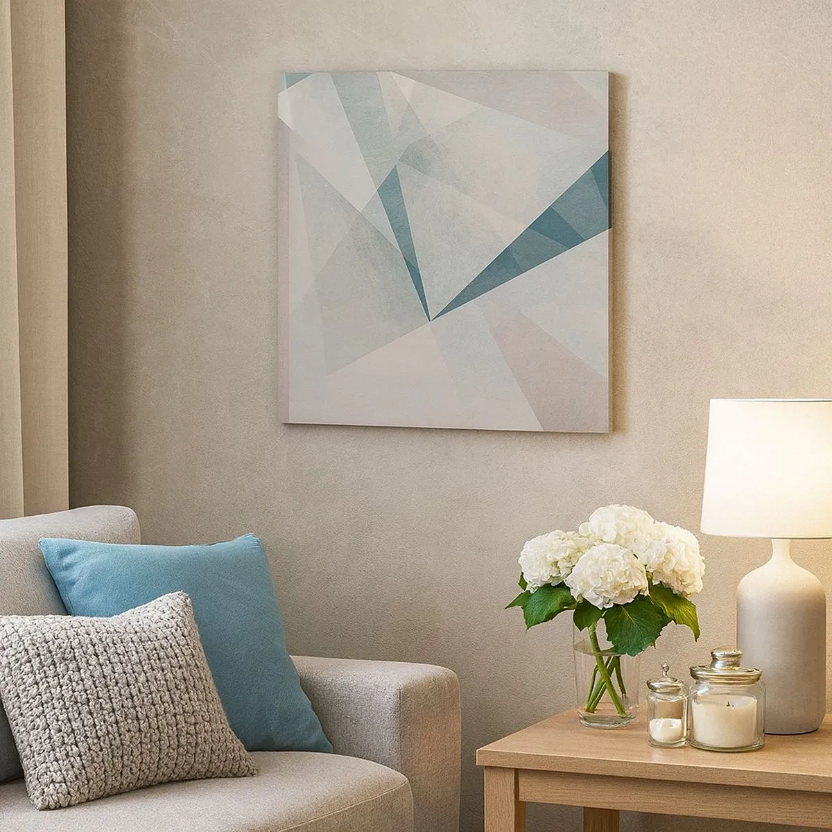 Obraz na płótnie - Spokojnie choć dynamicznie - 30x30 cm