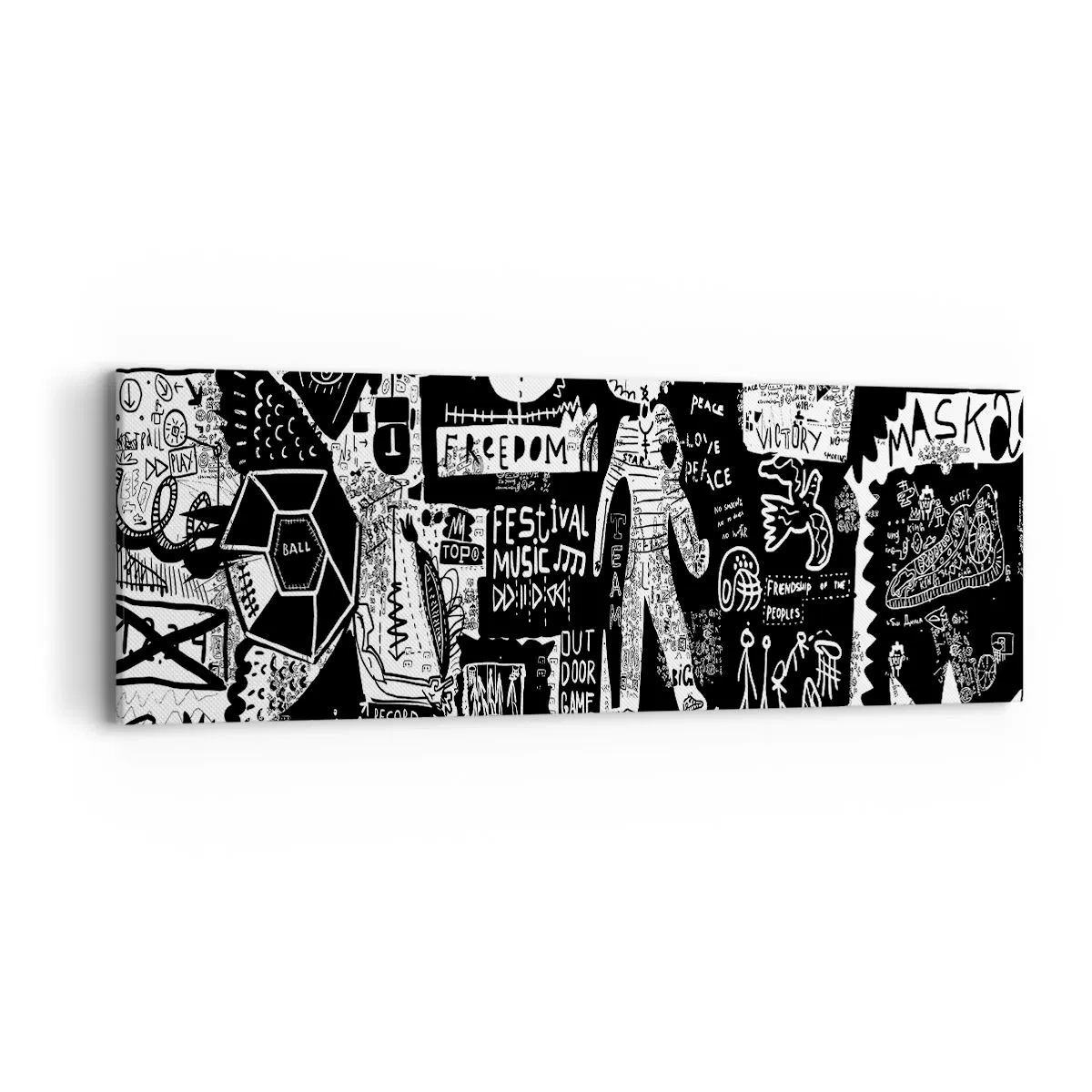 Obraz na płótnie - Duchowej młodości prawa i radości - 90x30 cm