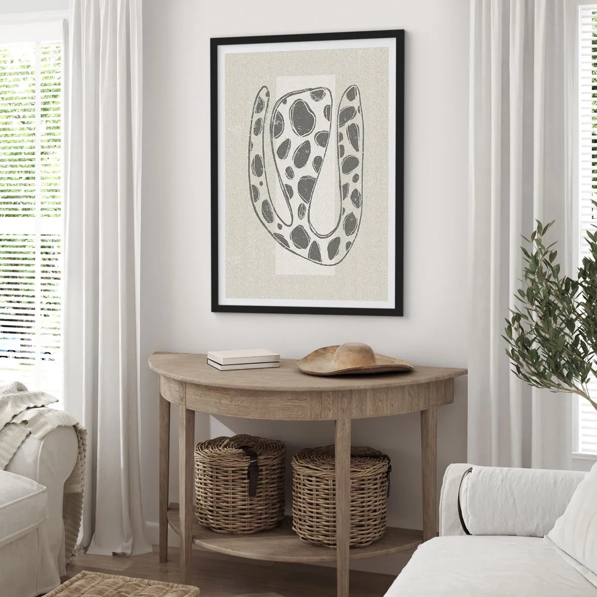 Plakat w czarnej ramie - Przedziwne stworzenie - 61x91 cm