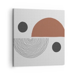 Obraz na płótnie - Doskonałość koła - 50x50 cm