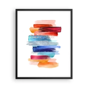 Plakat w czarnej ramie - W górę i w dół  - 40x50 cm