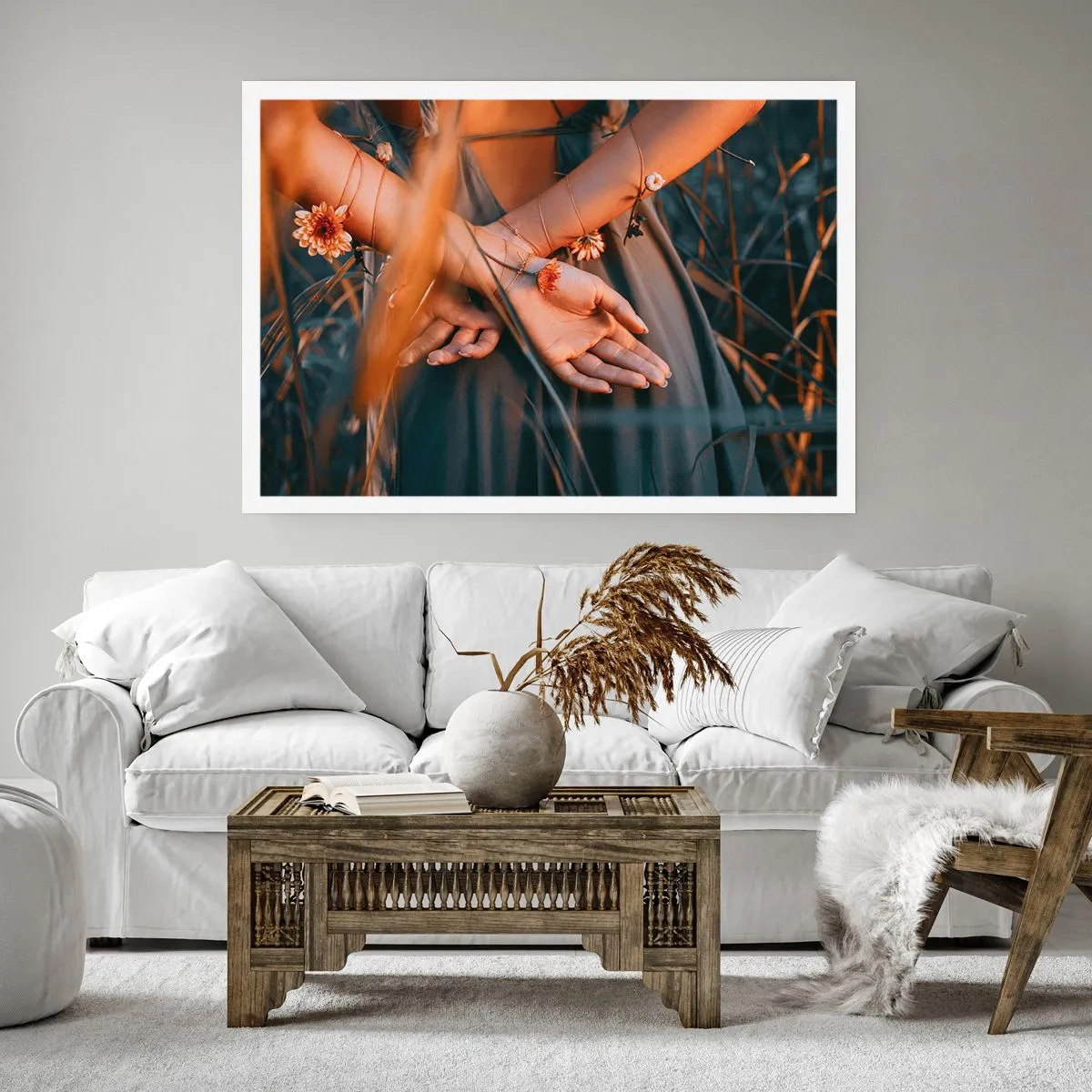 Plakat - Związana z naturą - 40x30 cm