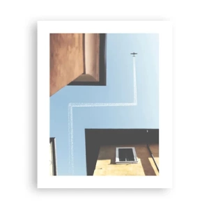 Plakat - Ponad miejskim labiryntem - 40x50 cm
