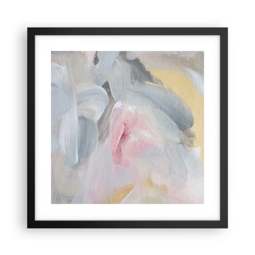 Plakat w czarnej ramie - W pastelowym świecie - 40x40 cm