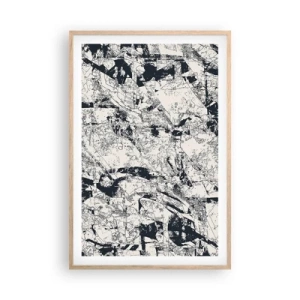 Plakat w ramie jasny dąb - Przenikanie przeciwieństw - 61x91 cm