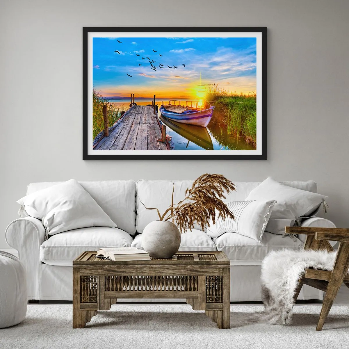 Plakat w czarnej ramie - Do widzenia, do jutra - 50x40 cm