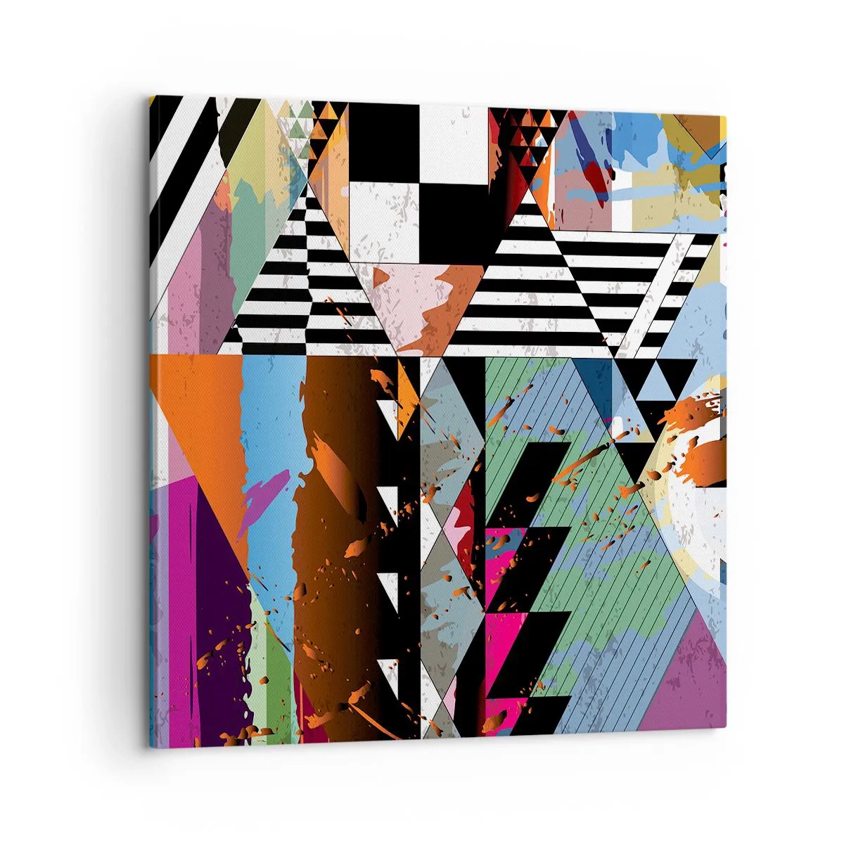 Obraz na płótnie - Geometrycznie i organicznie - 60x60 cm