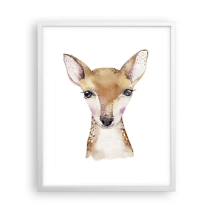 Plakat w białej ramie - Natura niewinności - 40x50 cm