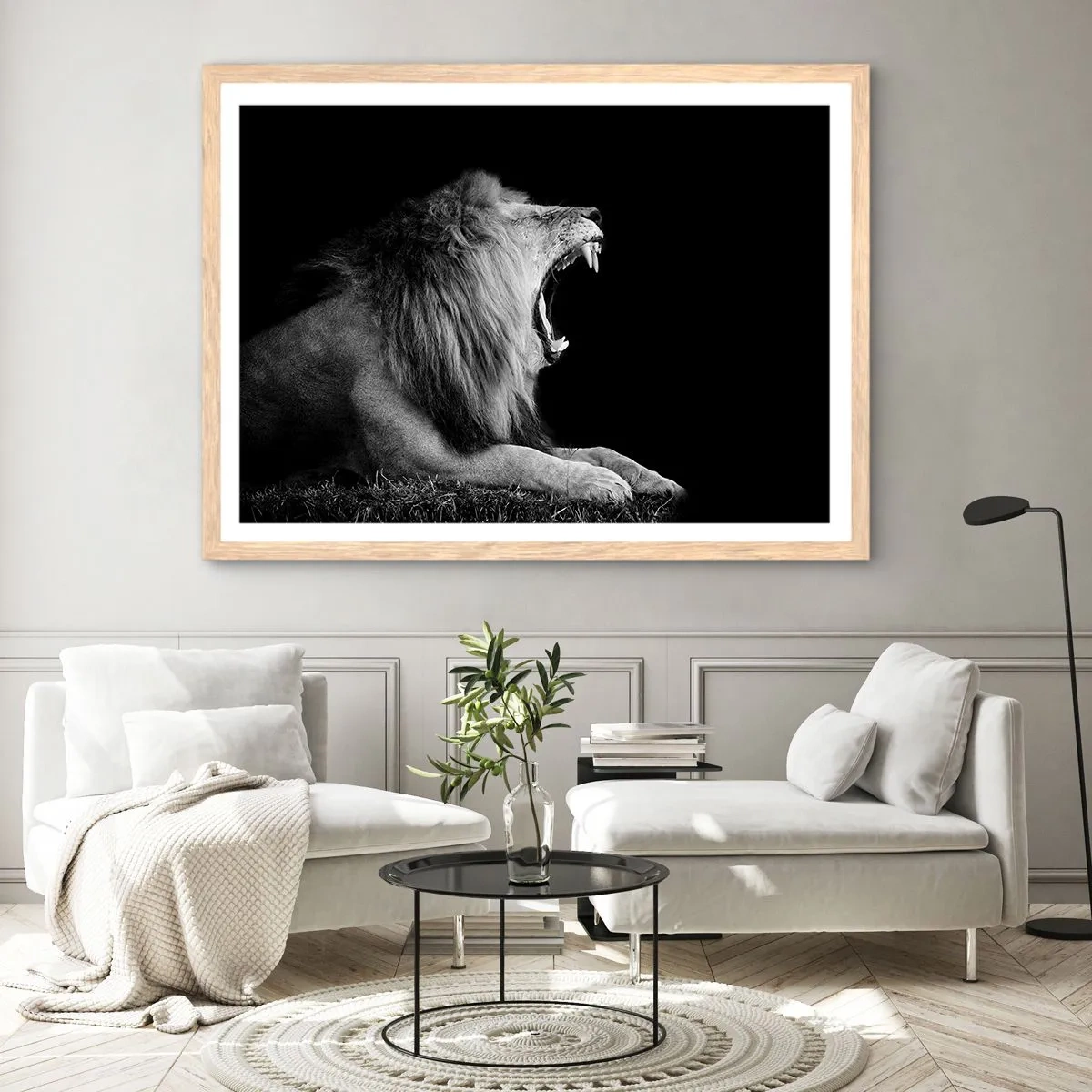 Plakat w ramie jasny dąb - Bez żadnych wątpliwości - 40x30 cm