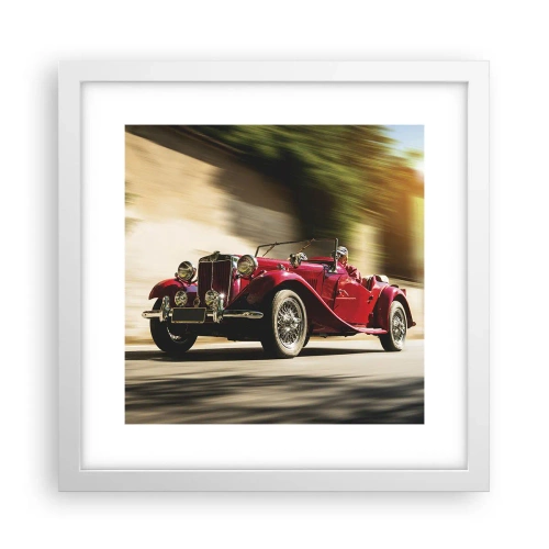 Plakat w białej ramie - Piękniejszy niż Nike z Samotraki - 30x30 cm