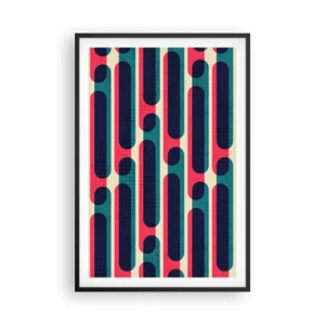 Plakat w czarnej ramie - W głąb i do przodu - 61x91 cm