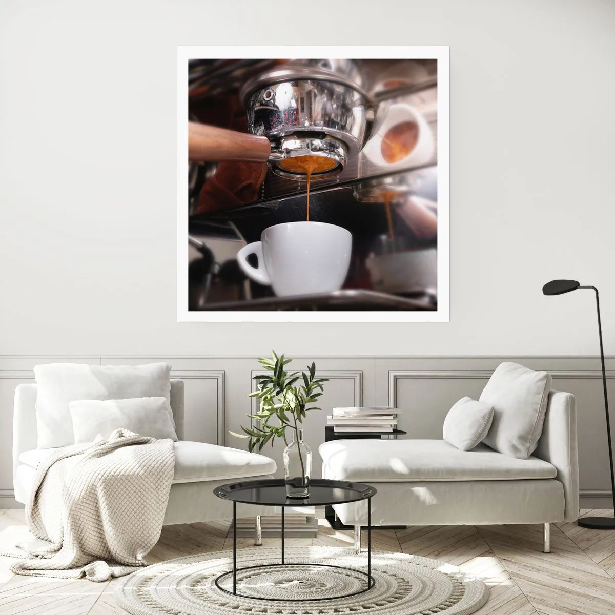 Plakat - Dobra chwila dnia - 50x50 cm
