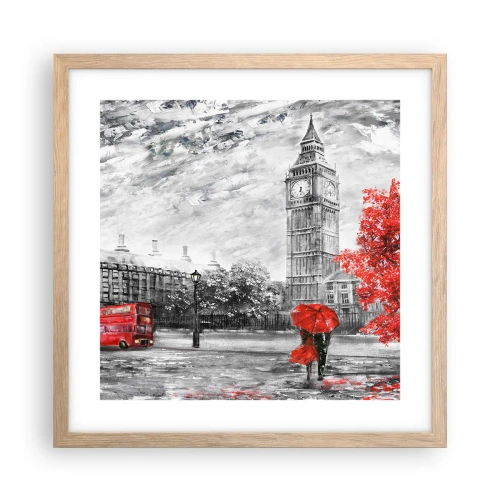 Plakat w ramie jasny dąb - Ekscytujący dzień - 40x40 cm