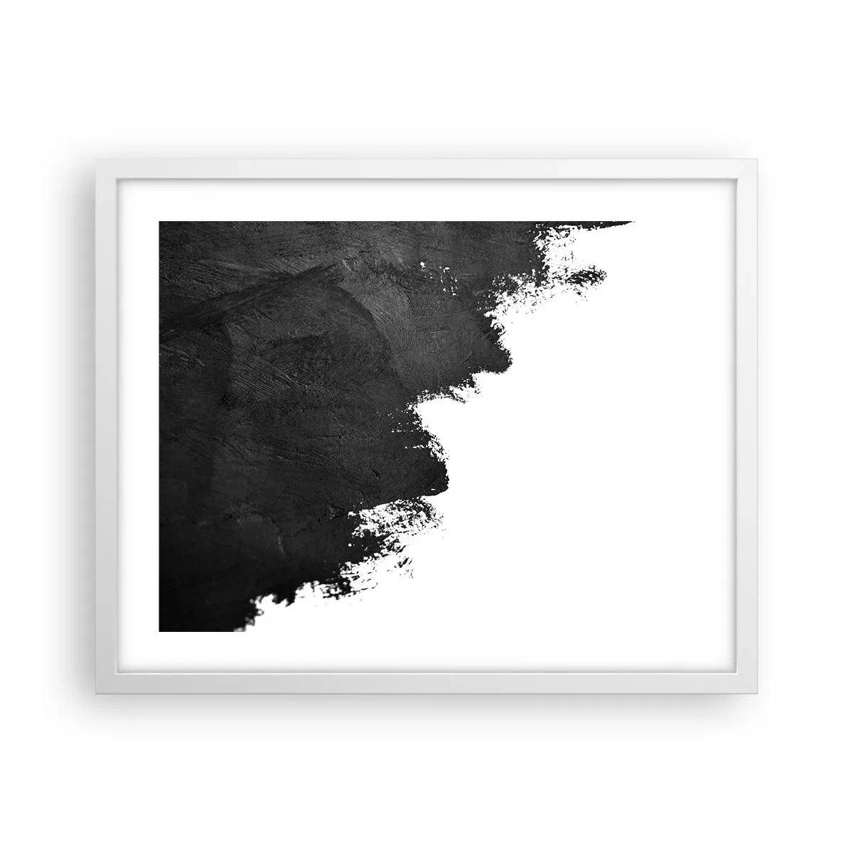 Plakat w białej ramie - Żywioły: ziemia - 50x40 cm