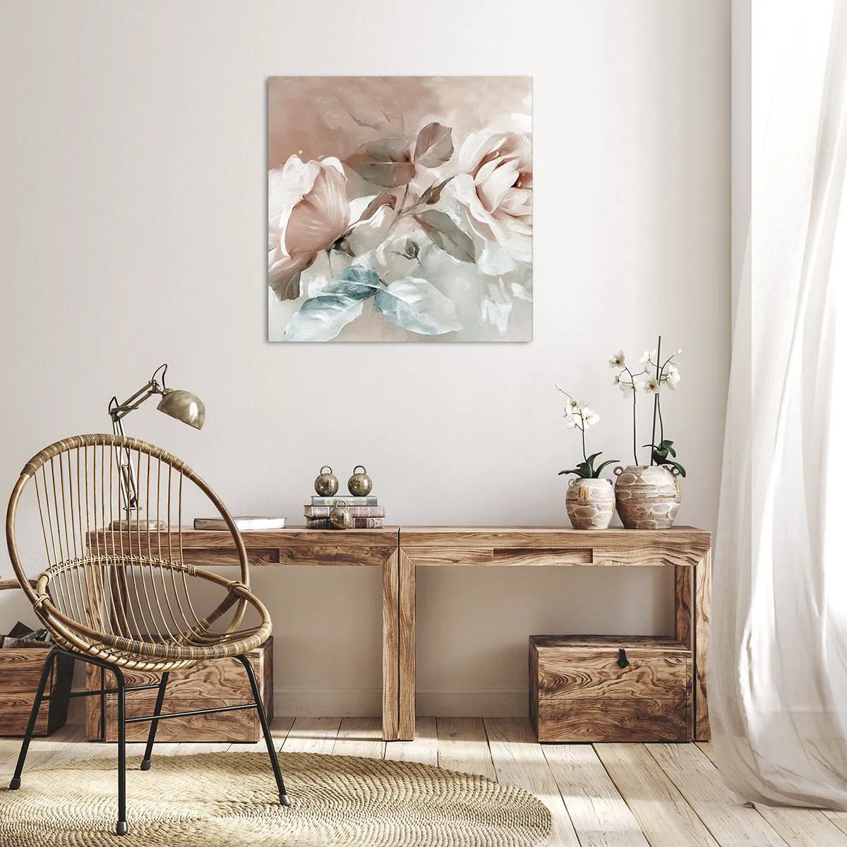 Obraz na płótnie - Duch romantyzmu - 60x60 cm