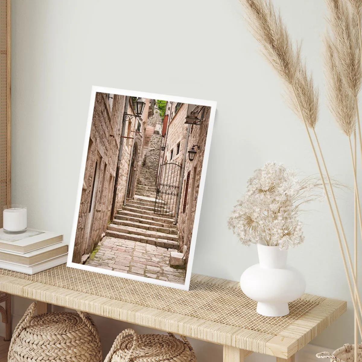 Plakat - Magiczny stary zaułek - 30x40 cm