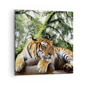 Obraz na płótnie - Z wyrazami szacunku - 50x50 cm