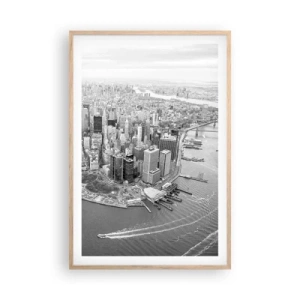 Plakat w ramie jasny dąb - Jak nie pokochać? - 61x91 cm