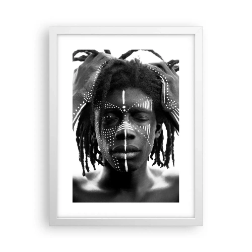 Plakat w białej ramie - Gdzie jesteś? - 30x40 cm