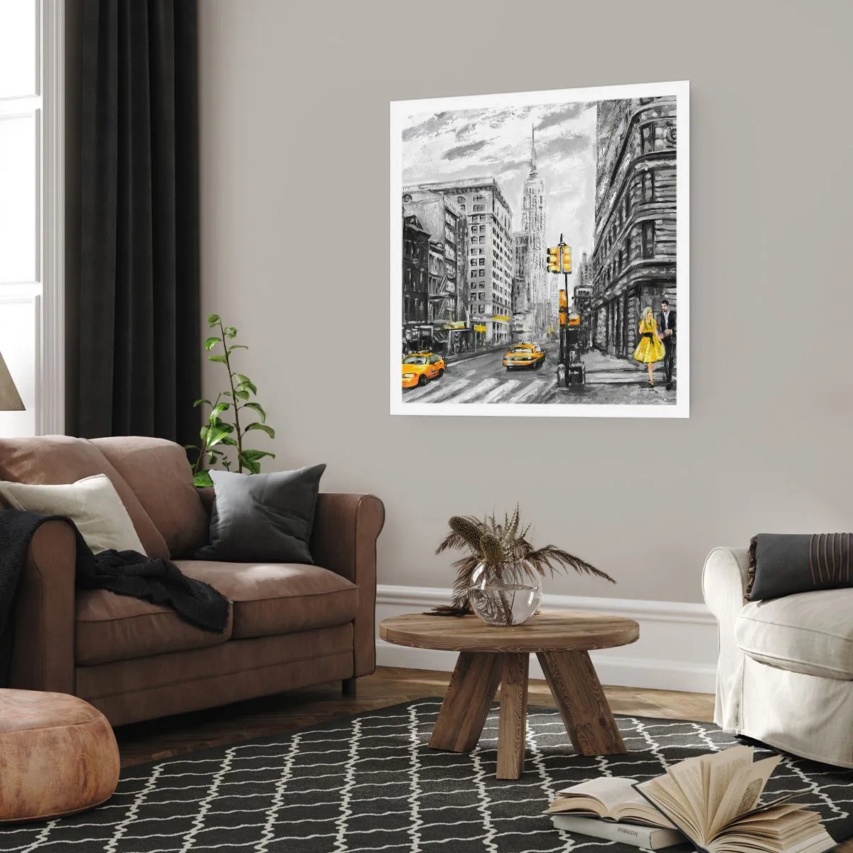 Plakat - Nowojorska opowieść - 50x50 cm