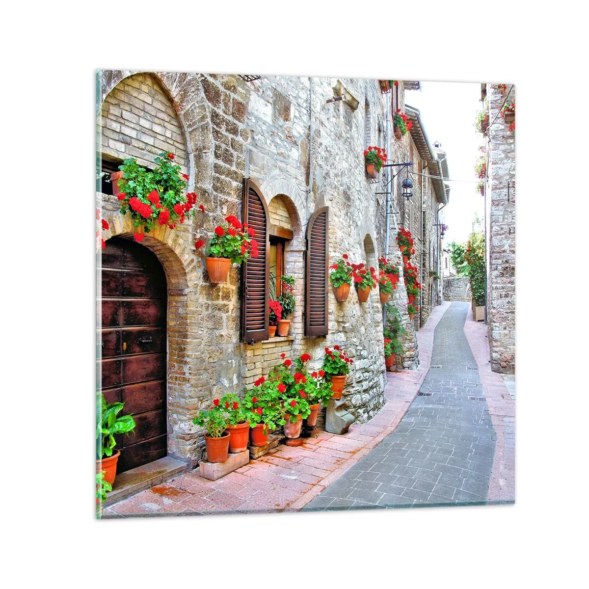 Obraz na szkle - Włoskie klimaty - 30x30 cm