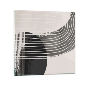 Obraz na szkle - Tam i z powrotem - 40x40 cm