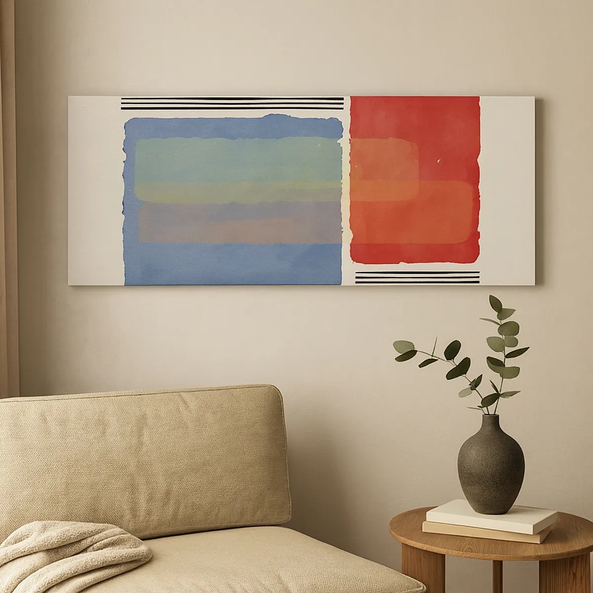 Obraz na płótnie - Duch i litera geometrii - 30x30 cm