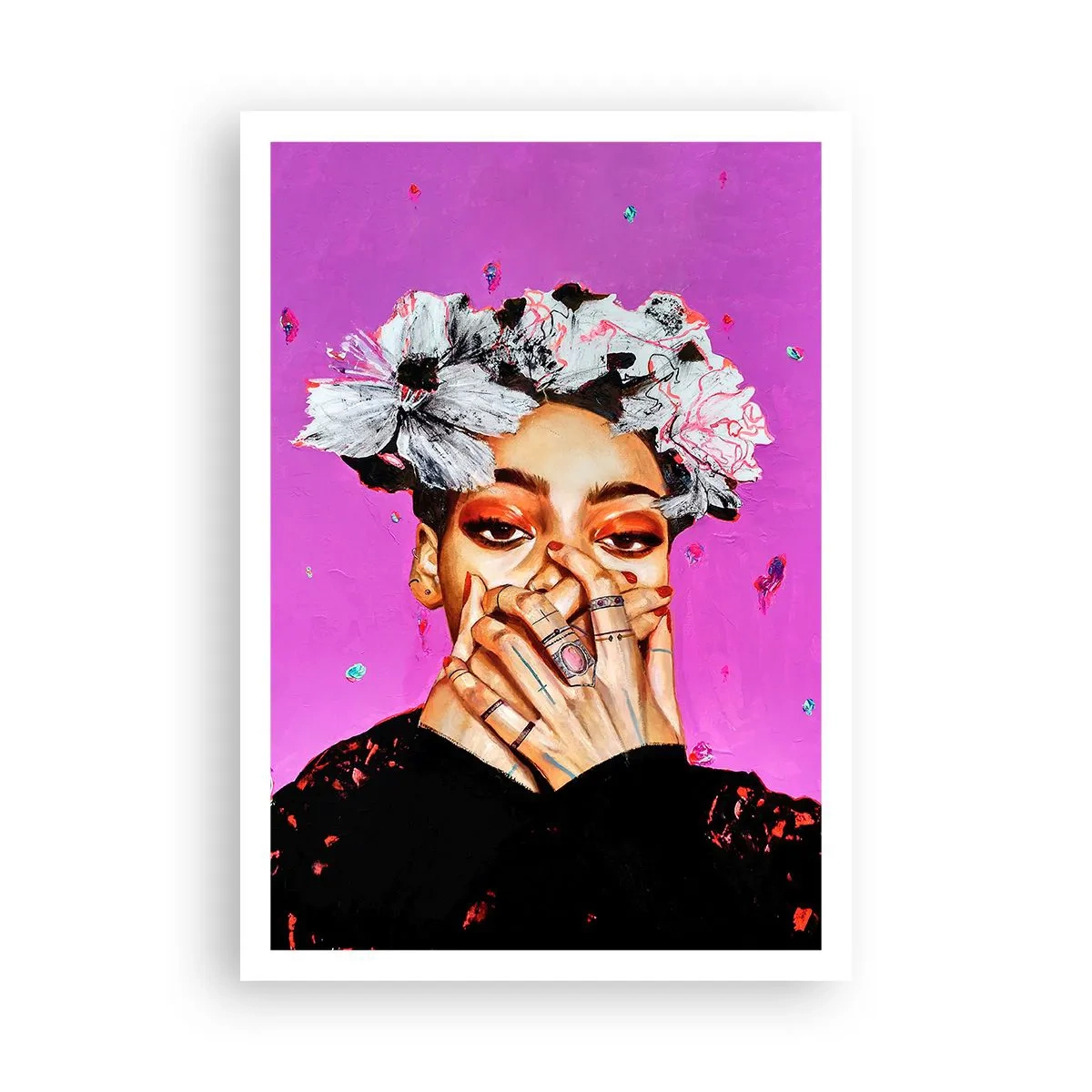 Plakat - Trochę szalona - 70x100 cm