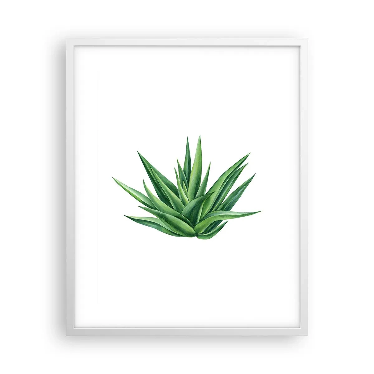 Plakat w białej ramie - Zieleń – siła – życie - 40x50 cm