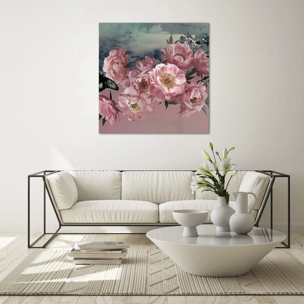 Obraz na szkle - Szczyt romantyzmu - 30x30 cm