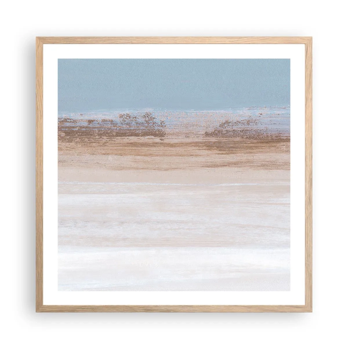 Plakat w ramie jasny dąb - Niejednoznaczny pejzaż - 60x60 cm