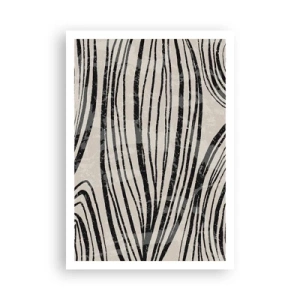 Plakat - Rozlewisko linii - 70x100 cm